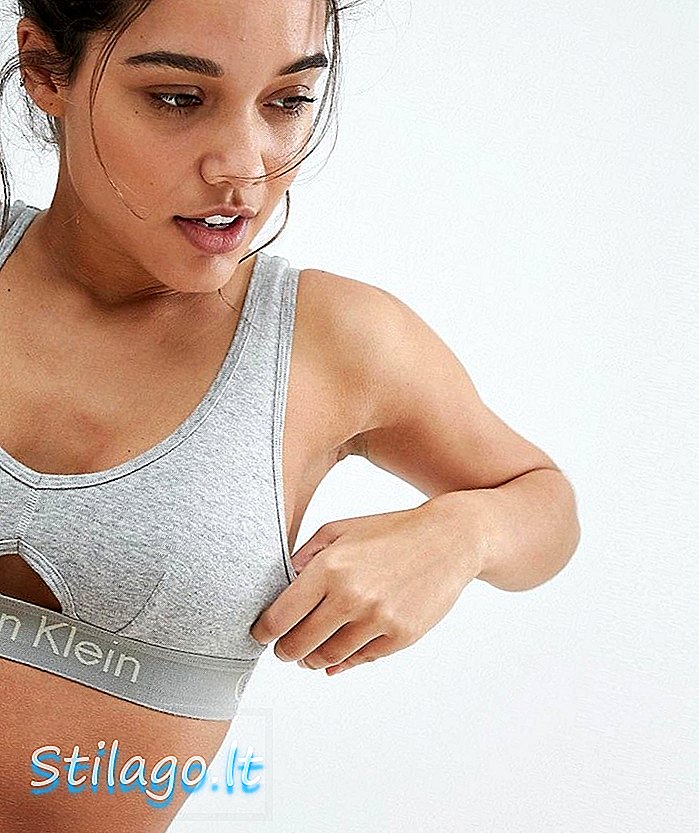 Calvin Klein kūno linijinė apyrankė - pilka