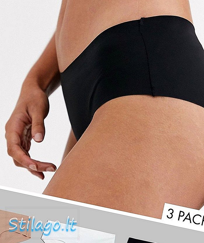 New Look 3 pack no vpl hipster in multi