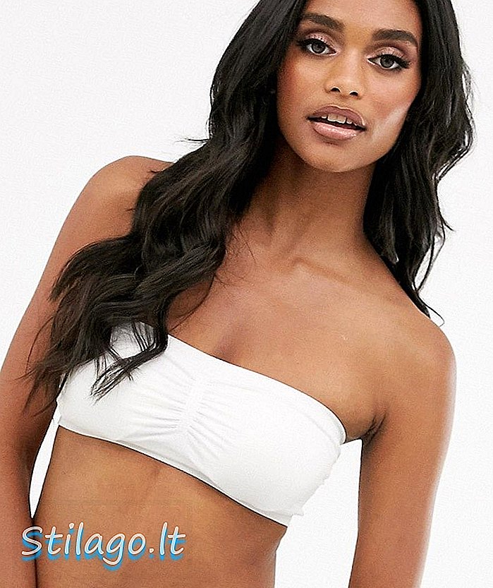 Bralette de bandeau invisível Hunkemoller em branco