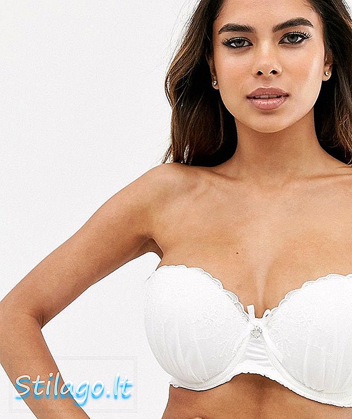 Pour Moi Devotion strapless bh in het wit