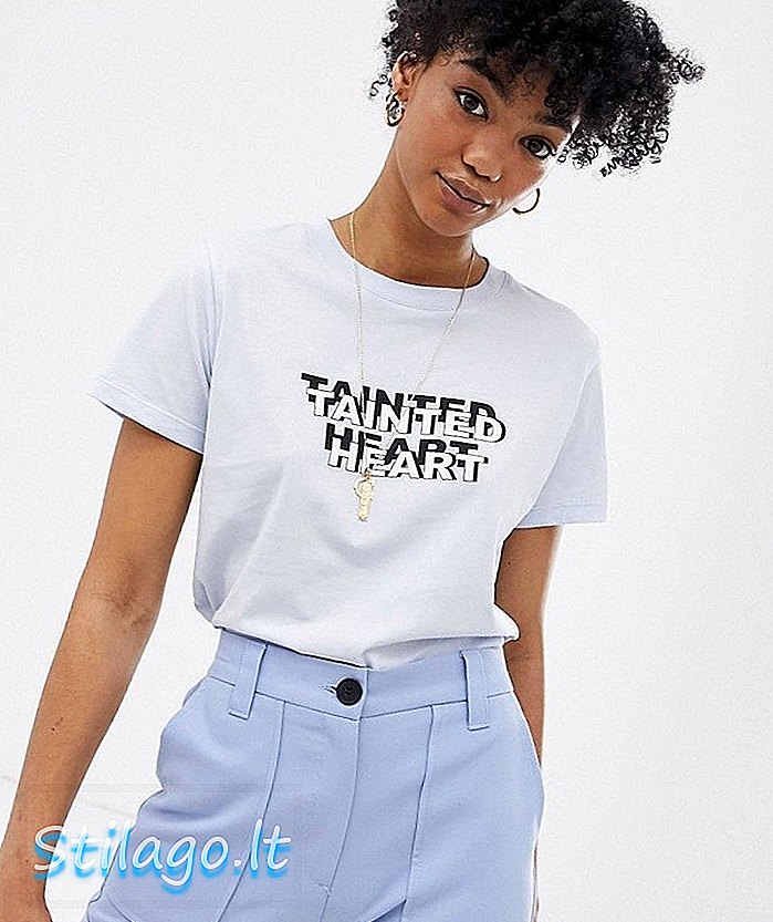 Gestuz Tainted Heart t-shirt-Orange