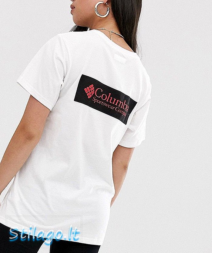 کولمبیا نارتھ کیسکیڈس سفید رنگ کی ٹی شرٹ