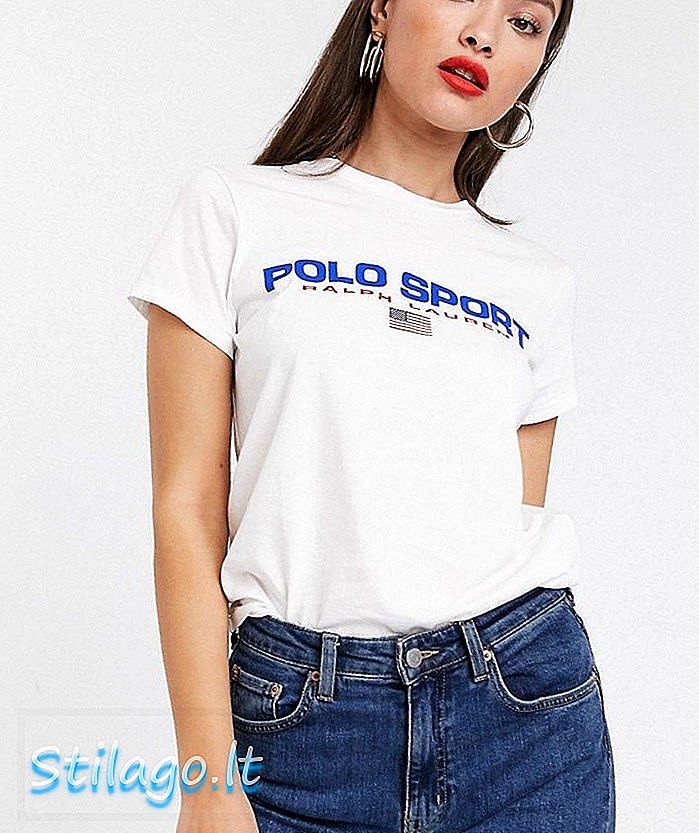 Polo Ralph Lauren 스포츠 티셔츠-화이트