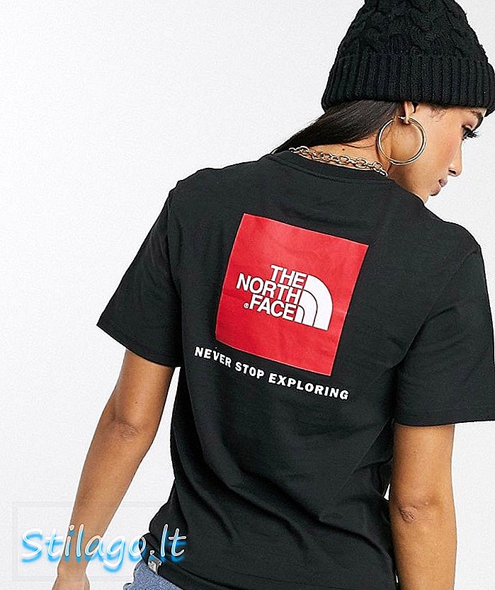 The North Face Red Box t-shirt in zwart