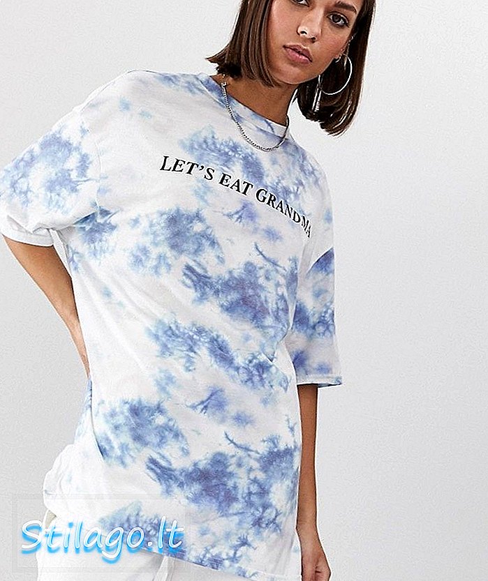 Bershka x Lets Eat Grandma t-shirt i multi