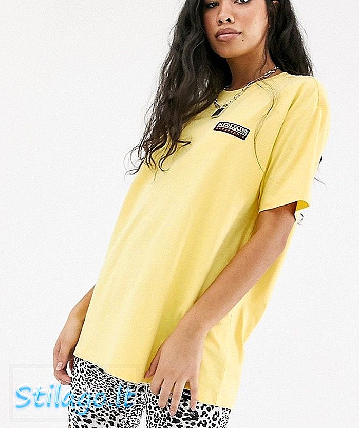 T-shirt Napapijri Sase en jaune
