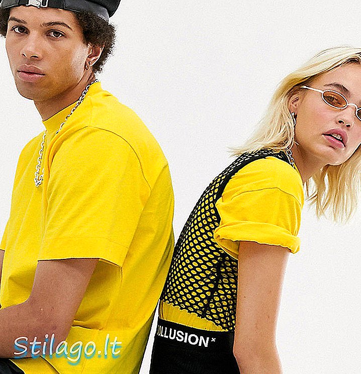 COLUSIÓN Camiseta unisex en amarillo