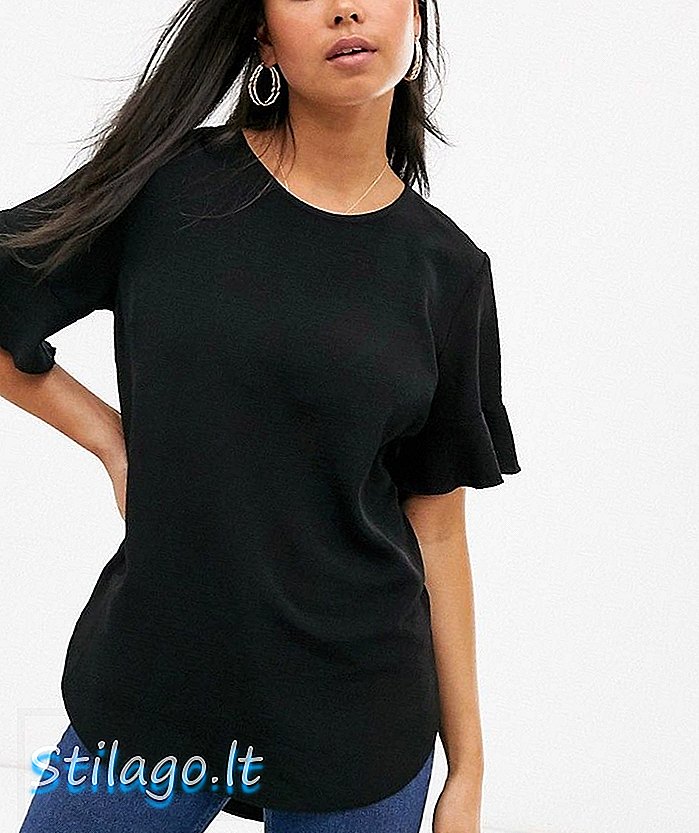 „New Look“ marškinėliai juodos spalvos