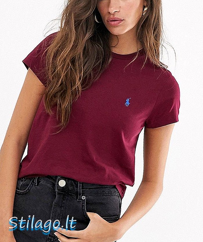 Polo Ralph Lauren camiseta clássica-Vermelho