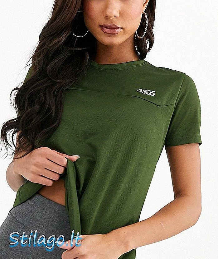 T-shirt kereta api ikon ASOS 4505-Green