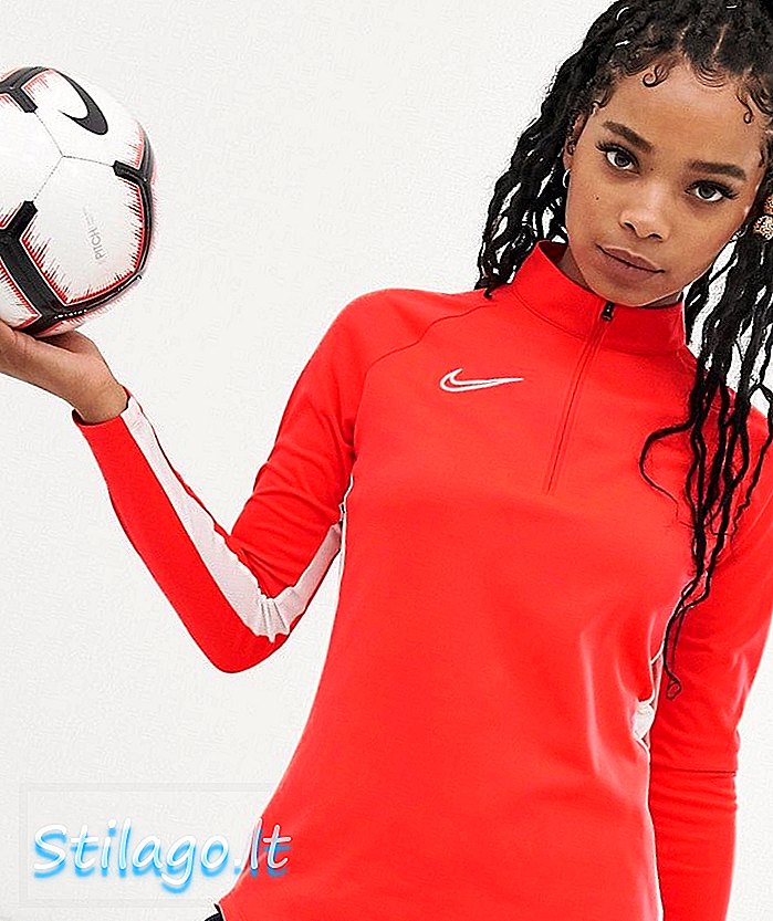 Nike Futbalová akadémia vŕta top v červenej farbe