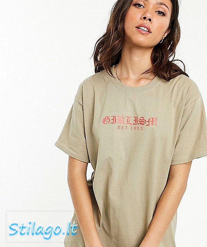 Daisy Street Kız Çocuk Baskı Büyük Beden Beyaz T-shirt