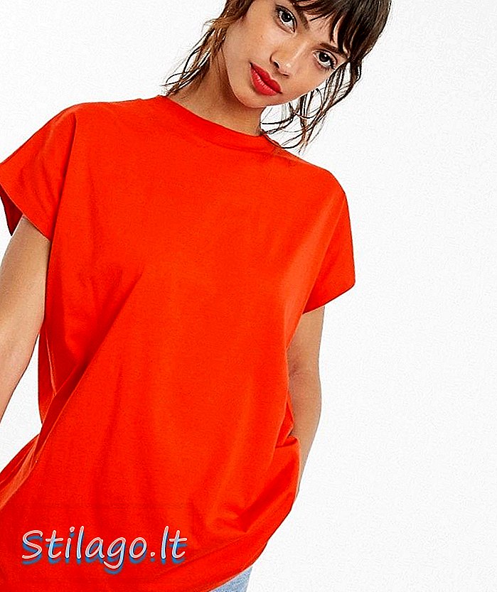 ASOS DESIGN - T-shirt oversize in rosso