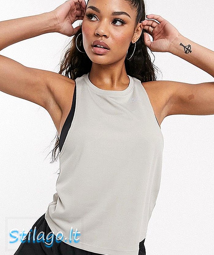 ASOS 4505 icon run vest-Grey