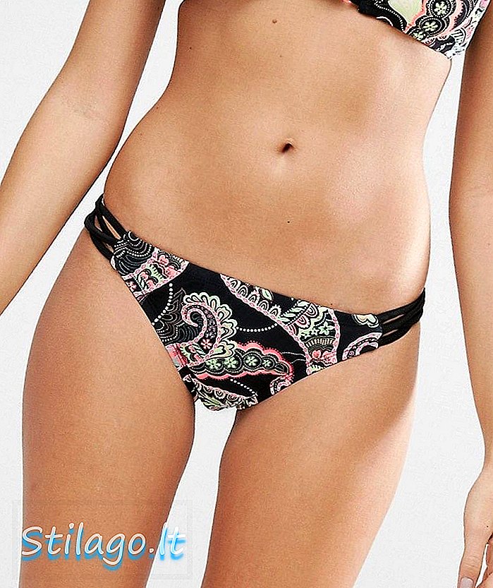Hobie Paisley Strappy Hipster Brief-Multi