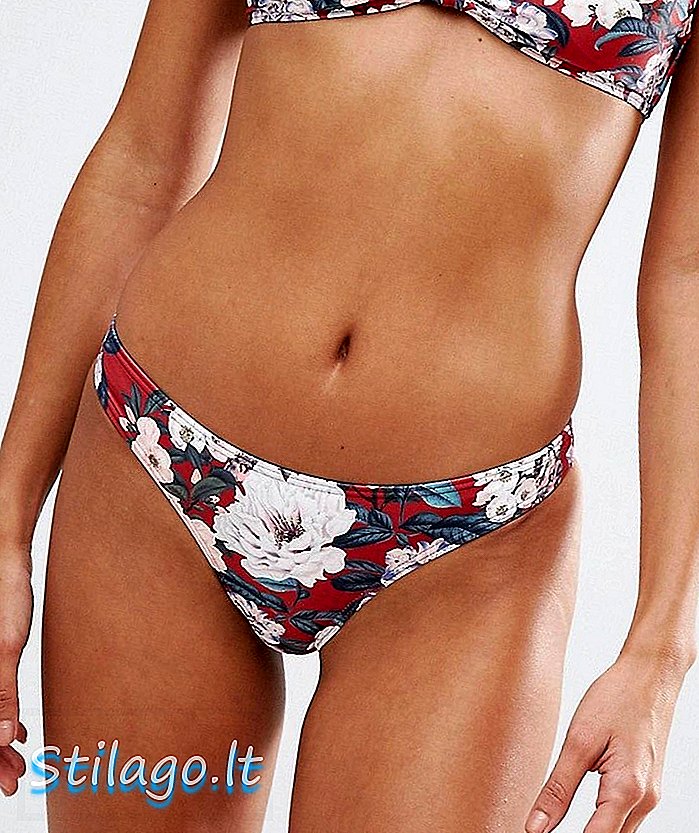 Minkpink Marlena Floral Cheeky Bikini Bund-Multi