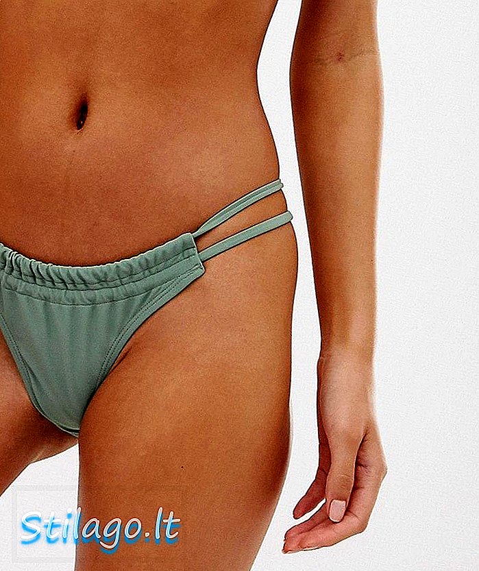 Pantalons de bikini de Miss Selfridge en caqui-verd