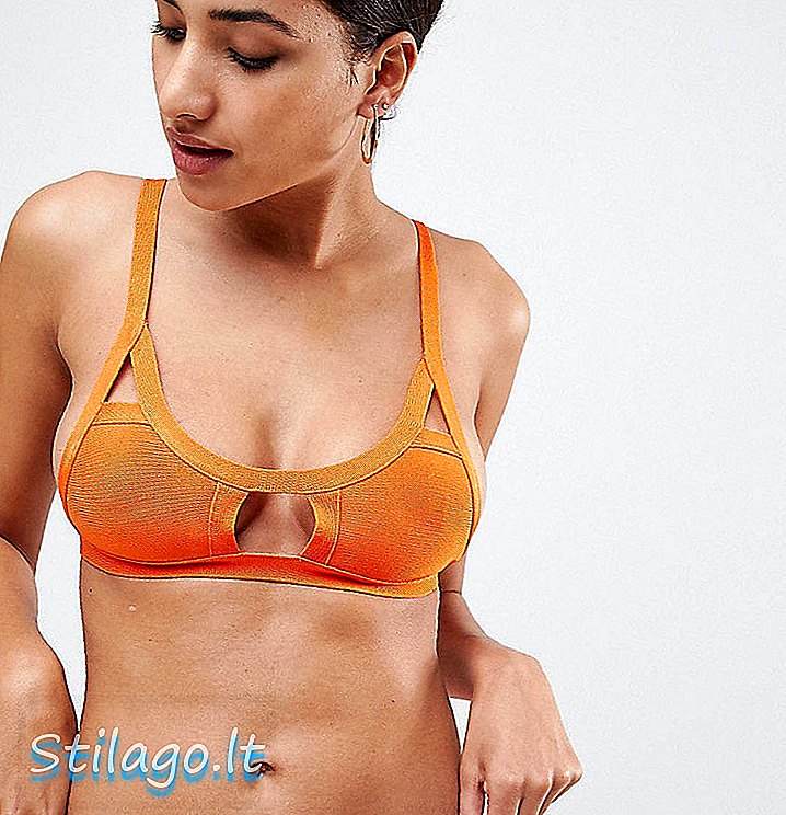Missguided Bandage Bikini Botten-Orange