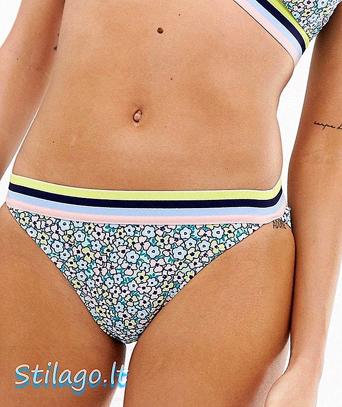 Juicy Couture pantaloni de bikini imprimați-Multi