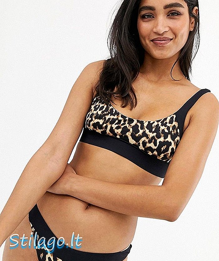 Tigerlily Eco Estera Elle fundul bikini reversibil obraznic în multi
