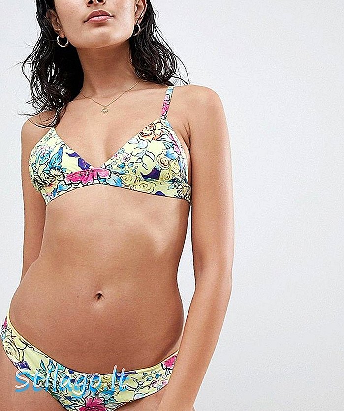 Kulani Kinis Flor Salvatge Bikini Descarat Bottom-Multi