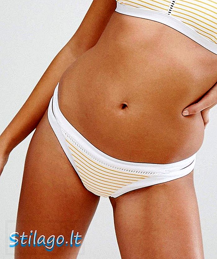 Ritma Stripe Skimpy Bikini Bottom-Multi