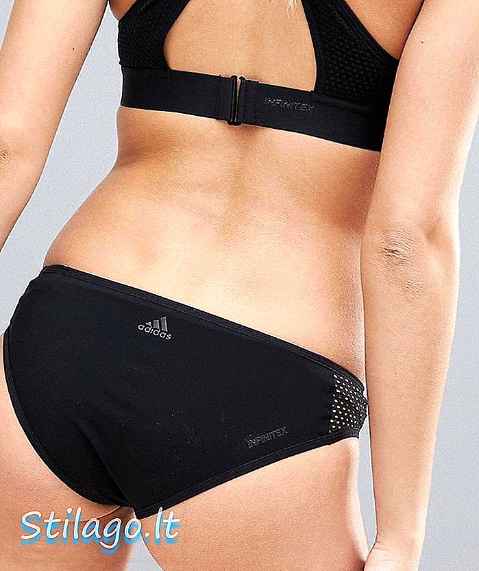 Adidas bikini spodnji del v črni barvi