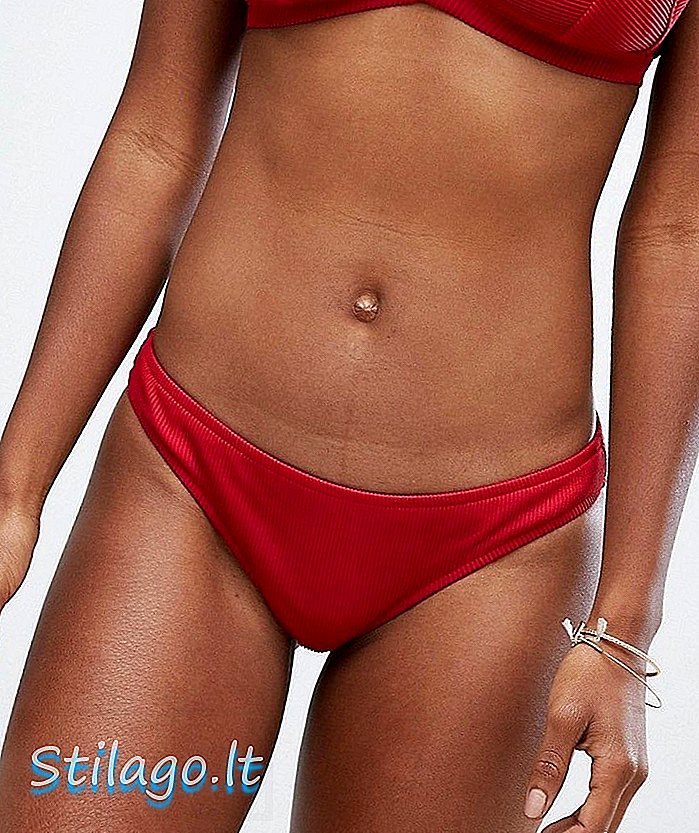 Zulu & Zephyr Rdeči dno bikinija