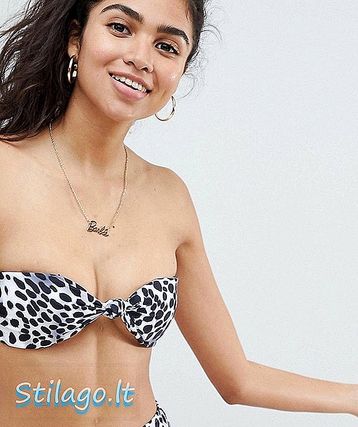 Top bikini a fascia coniglietto Motel spot bikini-Multi