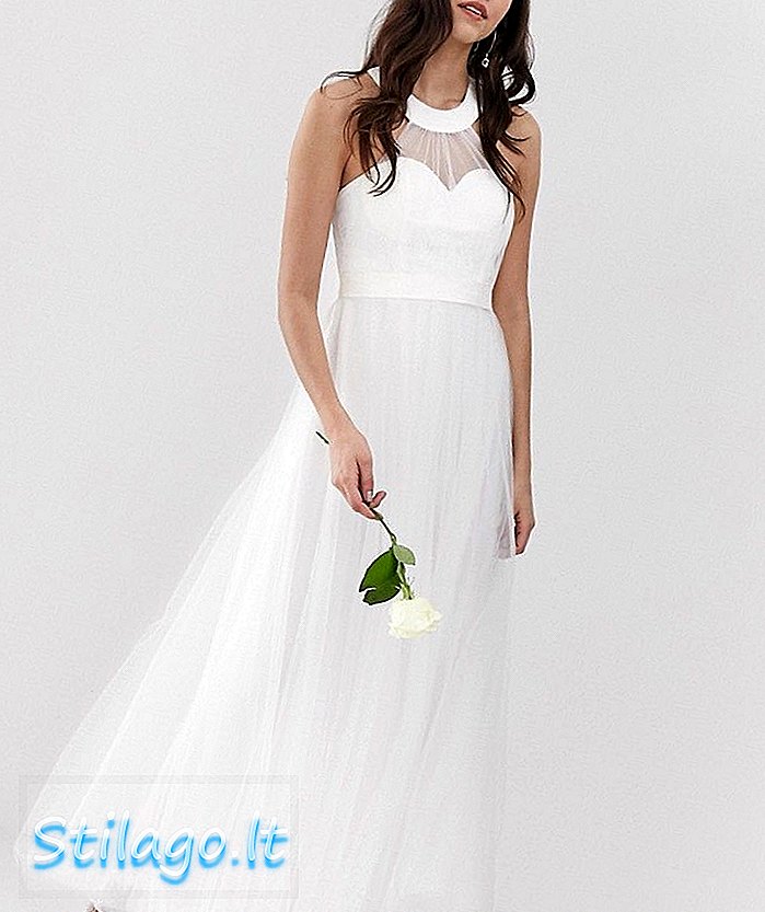 Sayang gaun pengantin maxi tulle putih