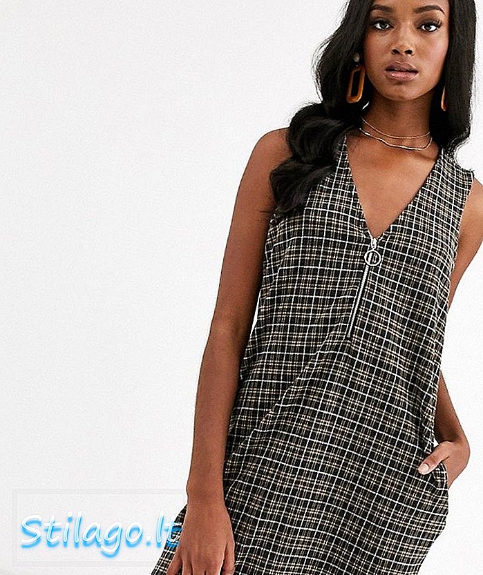 Vero Moda zip up pinny dress-Multi การตรวจสอบ