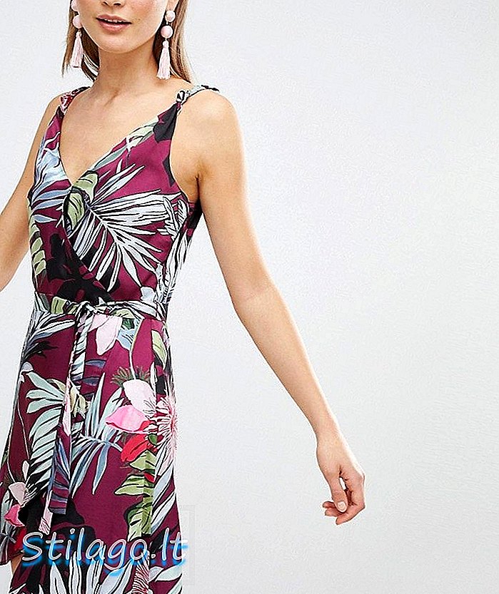 Morgan Allover květinové mini bruslař šaty-Multi
