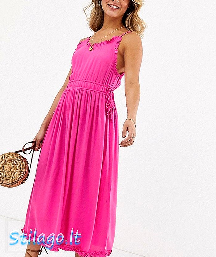 Maison Scotch Summer 미디 드레스-핑크