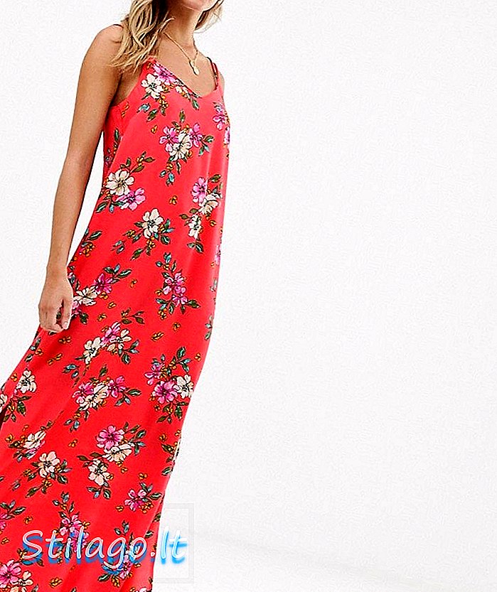 JDY فستان مكسي من طباعة الأزهار - متعدد