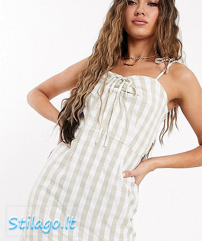Missguided gingham cami dress-Multi