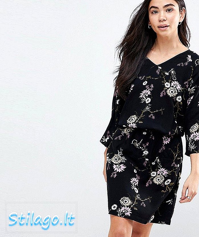 b.Young Floral Printed Dress-Multi