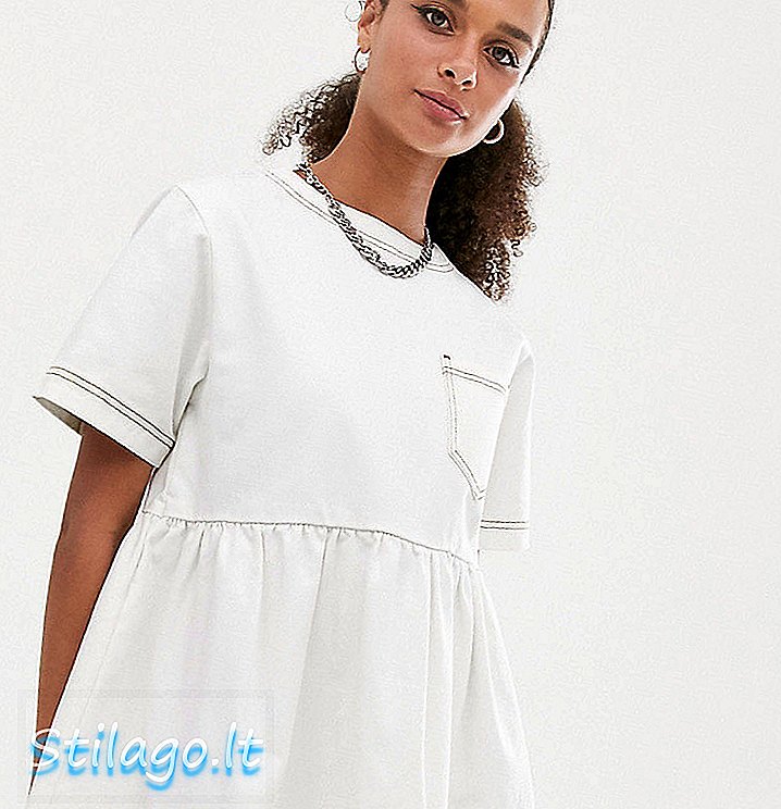 ЦОЛЛУСИОН смокна хаљина у белој боји