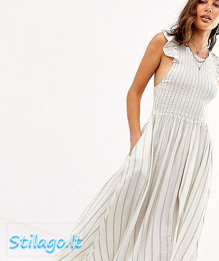 Free People Butterfly maxi dress-White