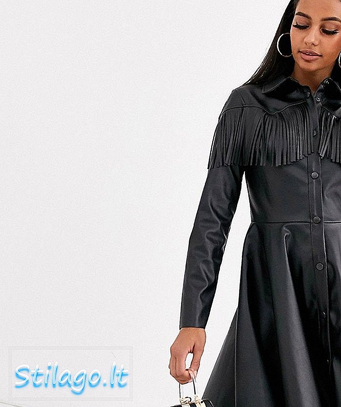 „ASOS DESIGN“ odinė marškinių suknelė - juoda
