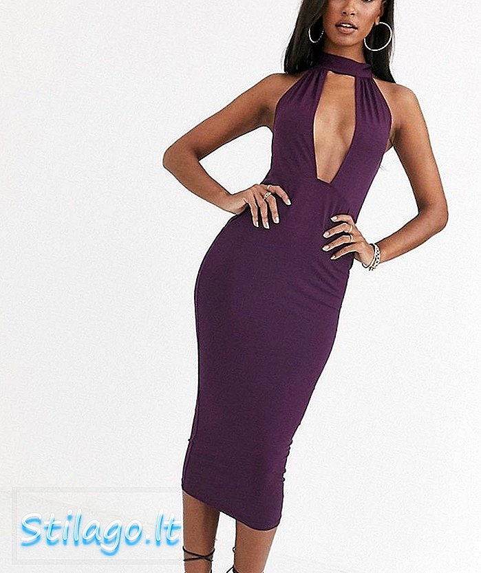 „ASOS DESIGN“ išeina giliai melsva suknelė-violetinė