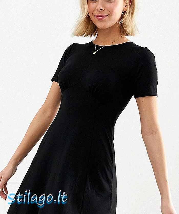 ASOS DESIGN ultimate мини рокля за чай-черна