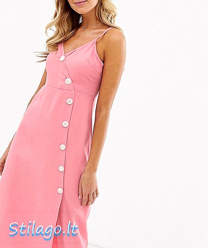 Pimkie-knapp sidekami kjole i rosa