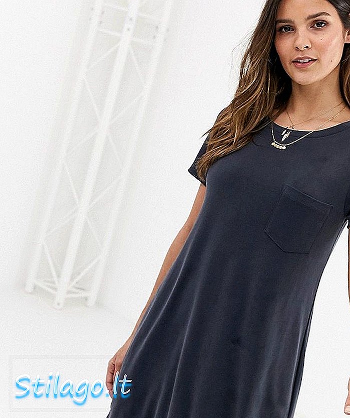 Abercrombie & Fitch t-skjorte kjole-grå
