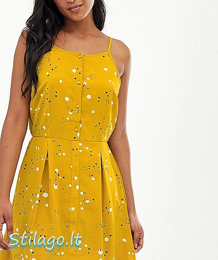 Vero Moda cami-jurk met abstracte stippen-Multi