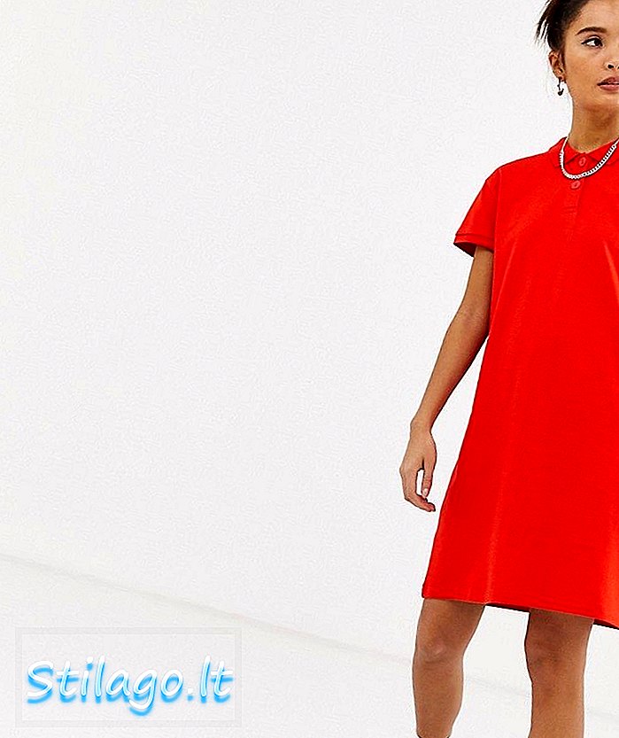 Шумне травневе плаття міні-червоне