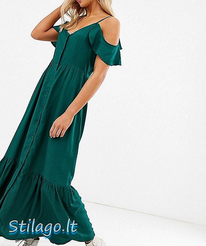 שמלת מקסי של פימקי בצבע ירוק