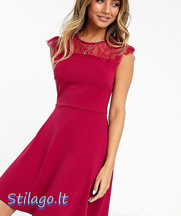 Плаття фігурного фігурного одягу на ліпсі, в рожево-чорному кольорі