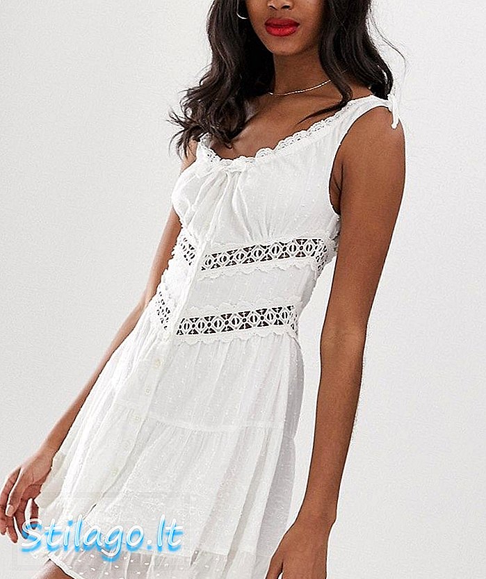 Rahi Solstice Palisades Kleid-Weiß