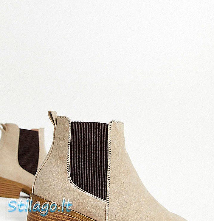 New Look - Bottines chelsea plates coupe large - Camel-Tan
