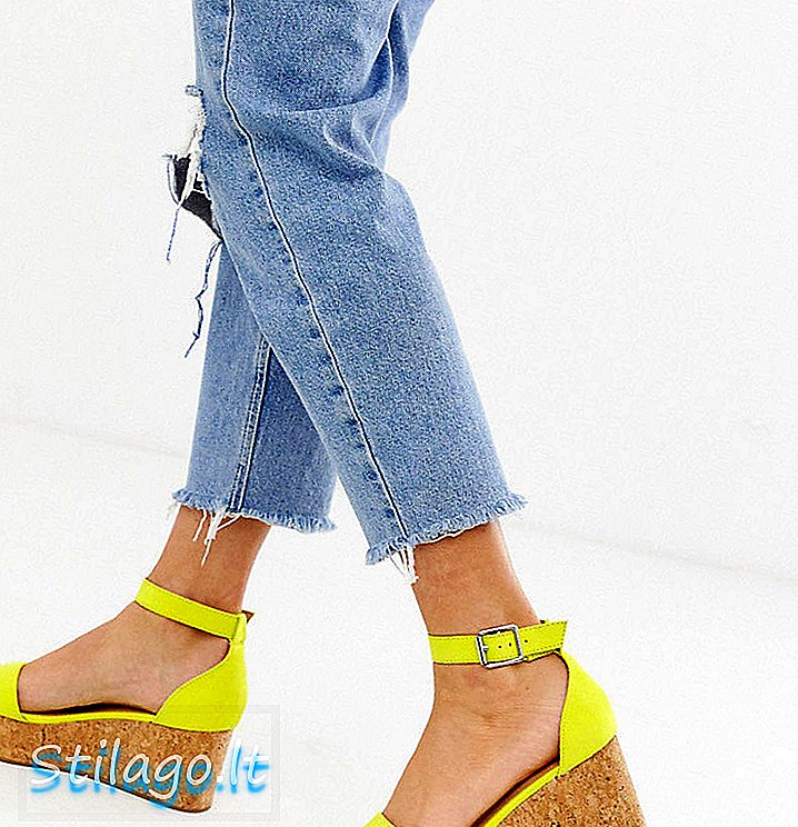 New Look semišové sandále s formami vo svetlozelenej farbe
